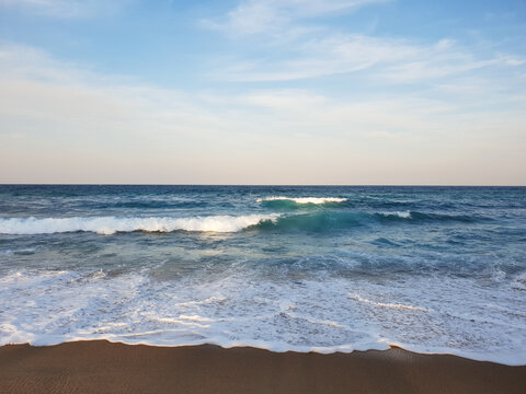 Waves on the beach