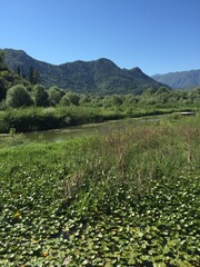 lake in the mountains