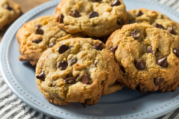 Homemade Warm Chocolate Chip Cookies