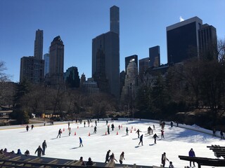 Manhattan ice skating 