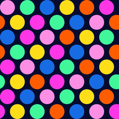 Abstract bright colorful seamless pattern.