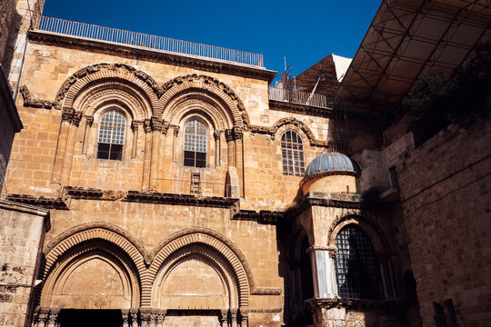 Cenacle building, city of Jerusalem Israel.