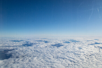 Aerial view of the sky