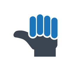 Fist icon ( vector illustration )
