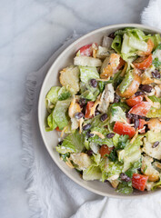 Salad with vegetables and beans