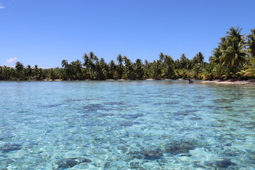 Lagon turquoise à Taha'a, Polynésie française © Atlantis