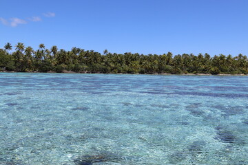 Lagon turquoise paradisiaque à Taha'a, Polynésie française