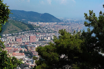 Fototapeta premium View of Salerno from Castello di Arechi