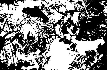 Grunge texture black and white seamless