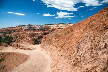 Queens Garden Trail in the Bryce Canyon National Park, USA