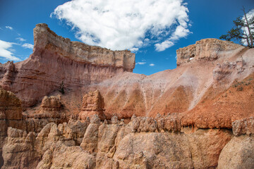 Queens Garden Trail in the Bryce Canyon National Park, USA