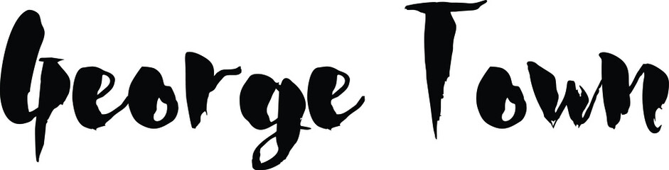 Naklejka premium Capital City Name 