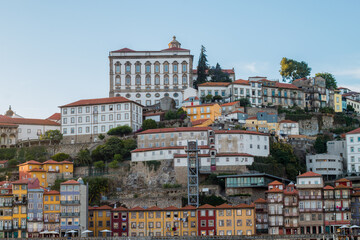 Fototapeta premium Porto&nbsp;or Oporto&nbsp; is the&nbsp;second-largest city&nbsp;in&nbsp;Portugal&nbsp;and one of the&nbsp;Iberian Peninsula's major urban areas. Porto is famous for &nbsp;Houses of Ribeira Square located in the historical center of Porto