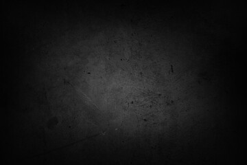 Black dark grunge concrete texture wall background