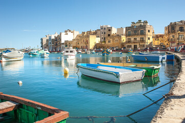 Seaside town of Birzebbuga, Malta - obrazy, fototapety, plakaty