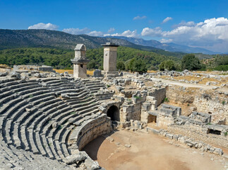Ruins of ancient site of Xanthos, Turkey