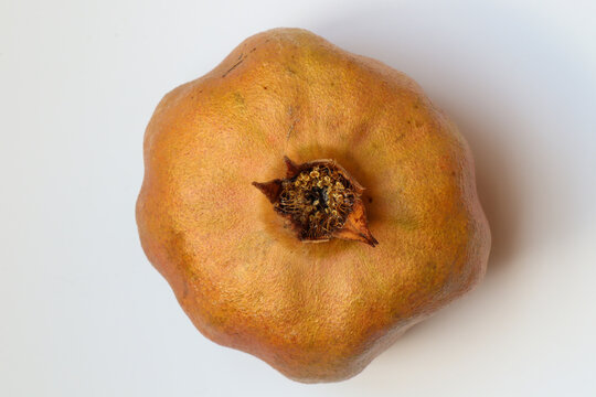Dried Pomegranate on white background 