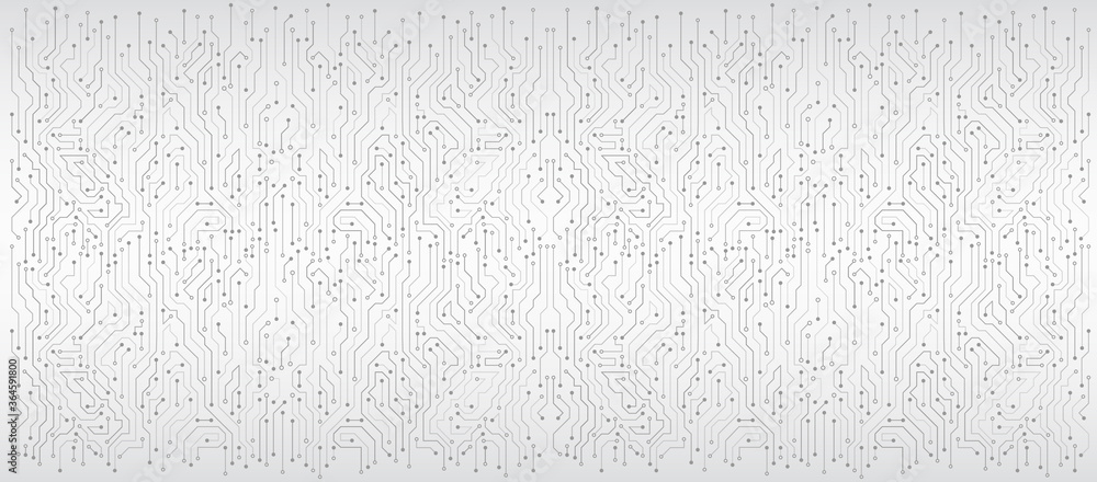 Poster wide high-tech technology background texture. circuit board vector illustration. vector electronic c