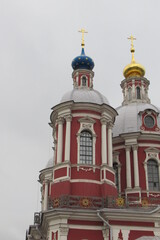 Fototapeta na wymiar Russia, Moscow, Zamoskvorechye, Klement Church, July 2020 (3)