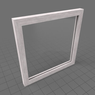 Acrylic barrier with frame