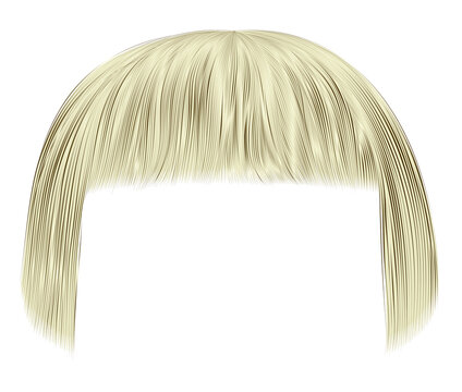 trendy hairs blond 
light colors .
 kare fringe . beauty fashion
