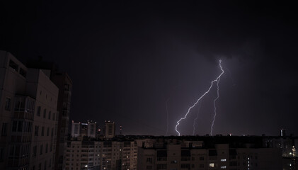 Lightning in the city