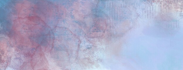 Panorama wide hand painted grundge soft focus Abstract background blurred textural beautiful painterly effect