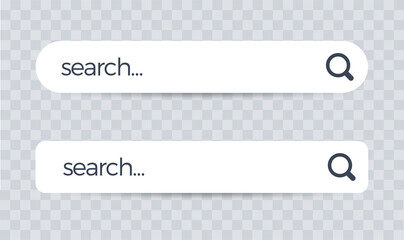Obraz premium Search Bar for ui, design and web site. Search Address and navigation bar icon. Collection of search form templates for websites.
