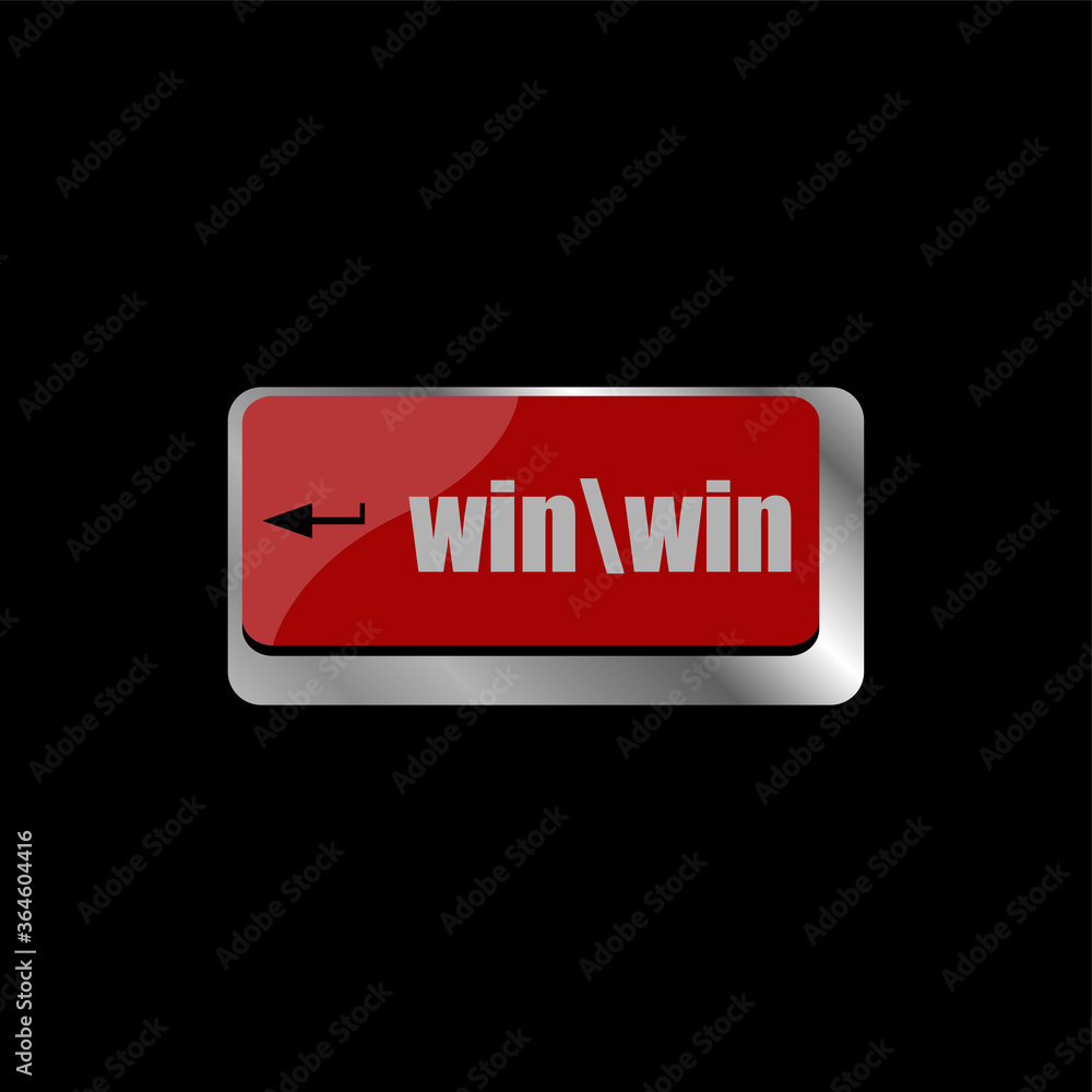 Poster win enter button on computer keyboard key