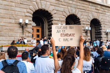 July Protests in Sofia, Bulgaria 2020