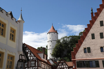 Weisser Turm, historischer Wehrturm und Wachturm