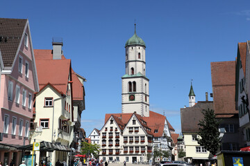 Fototapeta na wymiar Marktplatz in in der historischen Altstadt