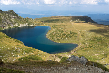 Fototapeta na wymiar The Kidney Lake, Rila Mountain, The Seven Rila Lakes, Bulgaria