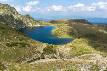 Fototapeta na wymiar The Kidney Lake, Rila Mountain, The Seven Rila Lakes, Bulgaria