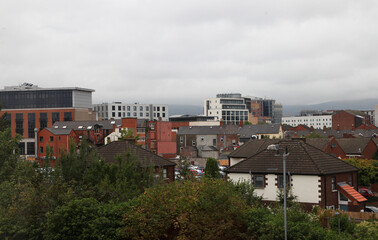 Sights of Belfast, Northern Ireland. Belfast is Northern Ireland’s capital.
