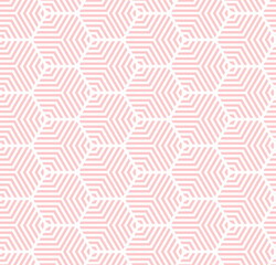 Multi hexagonal line seamless repeat pattern background