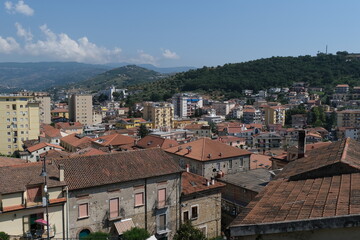 Fototapeta na wymiar View from Centro Storico di Agropoli
