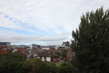 Sights of Belfast, Northern Ireland. Belfast is Northern Ireland’s capital.