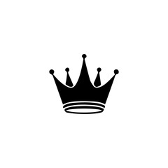 Royal crown icon symbol vector eps 10