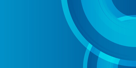 Modern blue business presentation slides templates