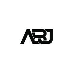 abj letter original monogram logo design
