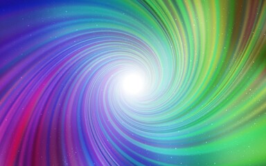 Fototapeta premium Light Multicolor vector template with space stars. Space stars on blurred abstract background with gradient. Pattern for futuristic ad, booklets.