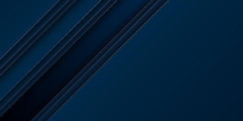 Obraz premium Blue abstract presentation background with colorful geometric vector