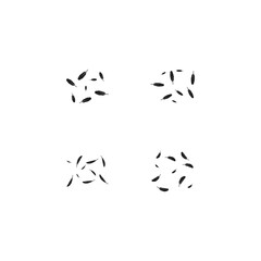 Naklejka premium Feather background