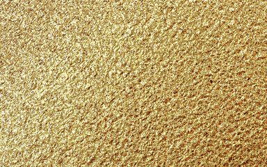Gold foil paper texture background.