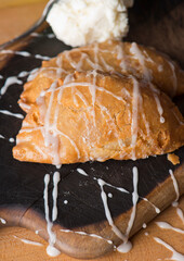 Apple Turnover Dessert. Classic American or French bakeries or pastry shop favorites. Cookies,...