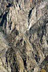 Rock view at Mount Kazbek, Georgia.