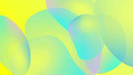 Abstract gradient geometric background. Fluid shapes and colorful graphic design.