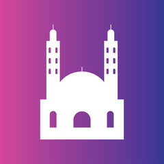 Mosque icon for web and mobile