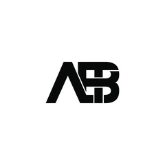 Obraz premium abt letter original monogram logo design